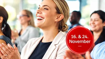 Cropped shot of a group of businesspeople applauding while sitting in a lecture room during a seminar